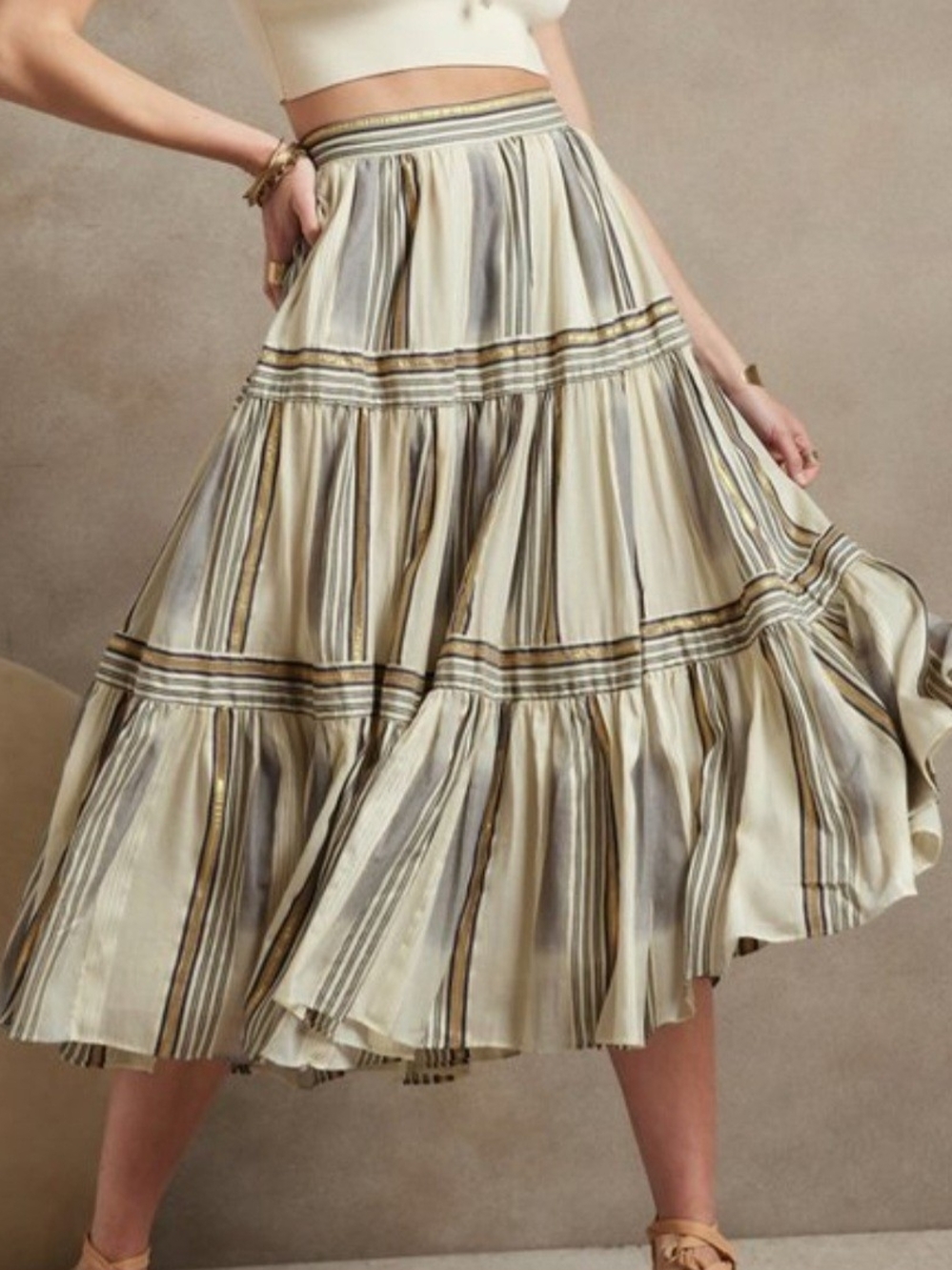 Banana Republic Zephyr Midi Skirt